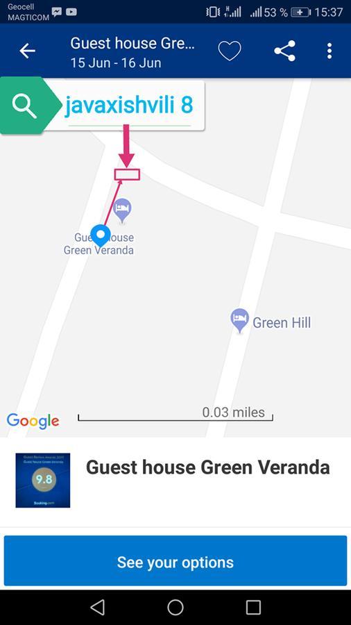 Mtsʼkhetʼa Guest House Green Veranda מראה חיצוני תמונה